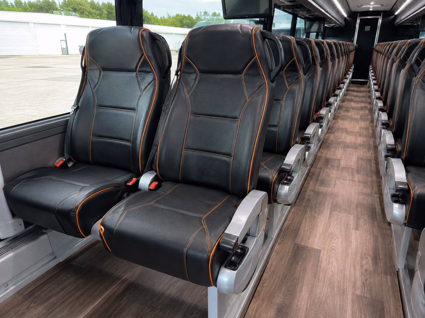 concord construction and film crew shuttle buses