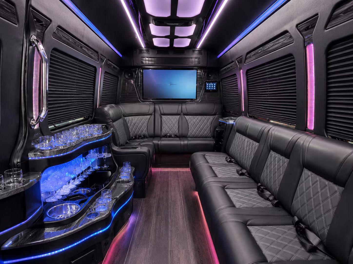 sprinter van transportation for groups and events across concord